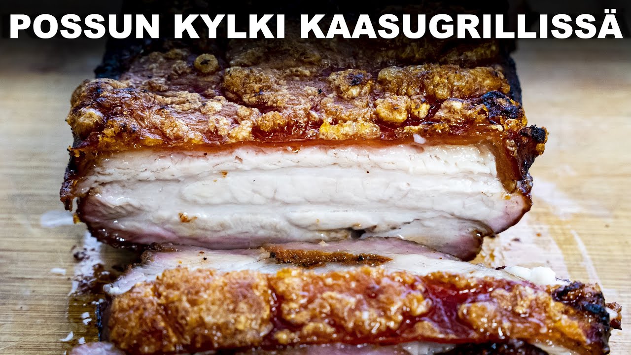 Onnistuuko Crispy Pork Belly KAASUGRILLISSÄ?