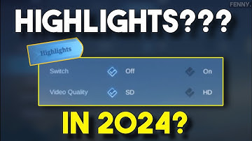 How to ACTIVATE your "HIGHLIGHTS" in Mobile Legends | DETAILED TUTORIAL (2024)
