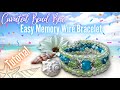 Easy Memory Wire Bracelet Tutorial - Curated Bead Box - March 2022