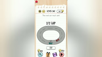 Brain Test Level 262 the red car must win