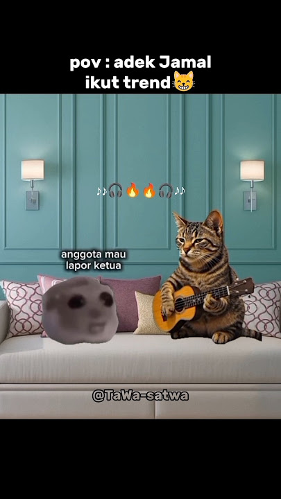 tormonitor ketua😸🗿#lagu #kucinglucu #imut #nyanyi #funny #comedy #memes #trend #lawak #catlovers