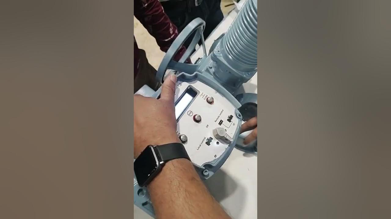 AUMA INDIA ACTUATOR WITH SSR EPAC - YouTube