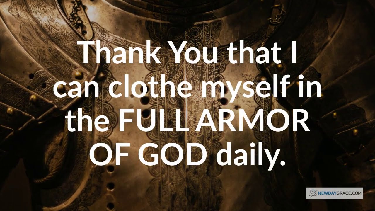 full armor of god prayer