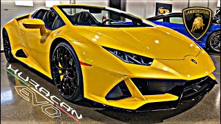 2021 Lamborghini Huracan Evo Spyder Walkaround Review In [4K]