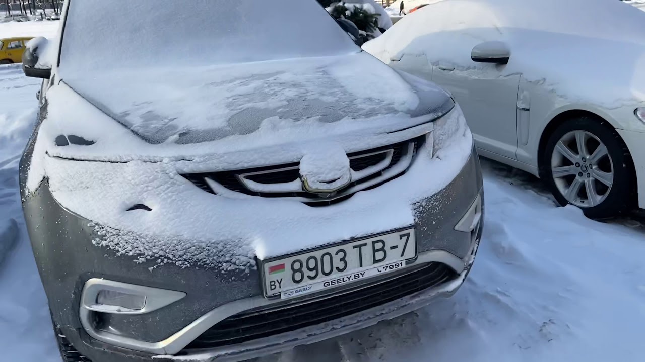 Geely Atlas cold start. Джили Атлас холодный старт. Проверка системы стабилизации.