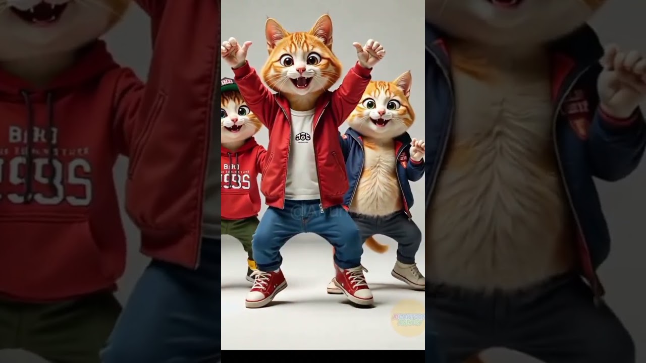 Cat dancing video 🐈🙏😀😄