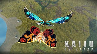 Titanus Mosura vs Heisei Mothra Battle | Kaiju Universe