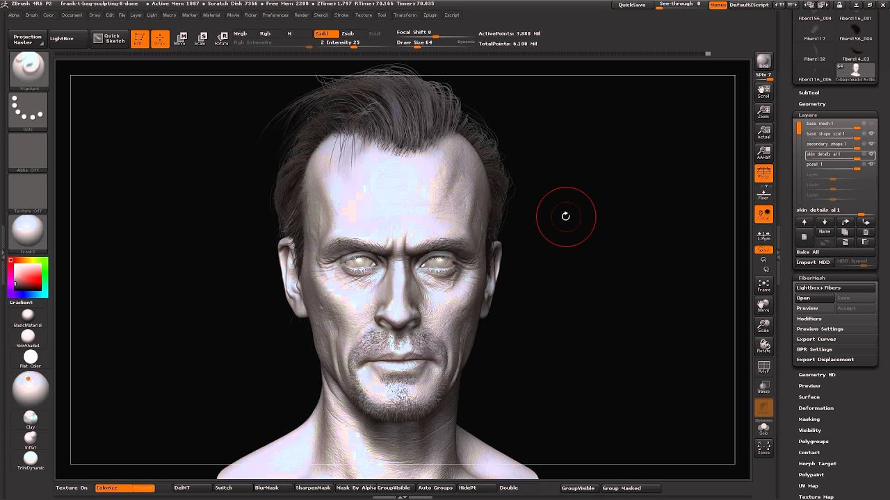 intro to zbrush sculpting rendering frank tzeng