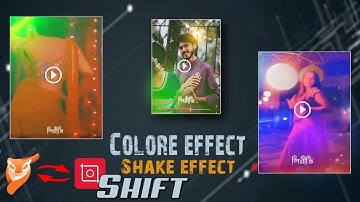 Coloring flash effect/shift animation and Shake effect in status video | Bangla tutorial | Tech Bong