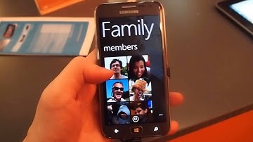 Samsung ATIV S hands on video