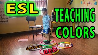 Ideas for Teaching Colors [ESL Games]