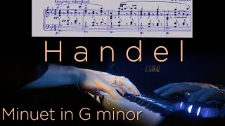 Handel Minuet in G minor (arr. Kempff)   score PDF