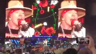 Guns N’ Roses - Slash Guitar Solo 2/2 + Sweet Child o' Mine - live - 07.07.2018 @ Festwiese/Leipzig