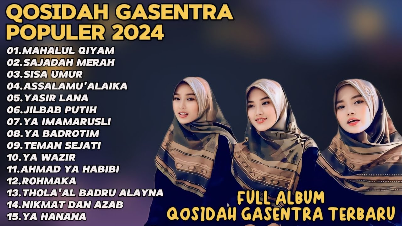 SALMA GASENTRA-MAHALUL QIYAM, SAJADAH MERAH SHOLAWAT QOSIDAH PENYEJUK HATI GASENTRA TERBARU