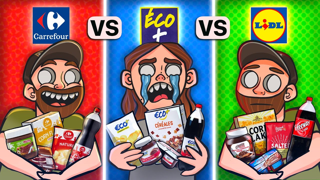 QUELLE EST LA MEILLEURE SOUS-MARQUE ?! (Lidl, Éco+, Carrefour...)