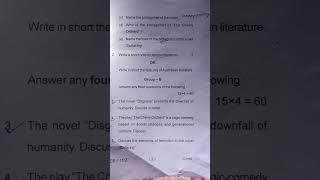 Ranchi University pg# English literature#Sem-4# paper## 403 ##World literature