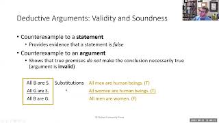 Lecture on Baronett, 1F: Deductive Validity and Soundness
