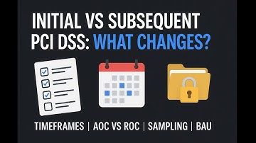 PCI DSS Assessments Explained: Initial vs Subsequent Year, AOC, ROC & Timeframe Requirements