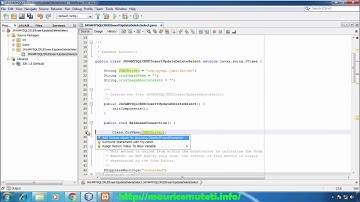 19. JAVA And MySQL (CRUD) Project - GUI - How To Add Mysql Connector J To Class Path - JDBC DRIVER