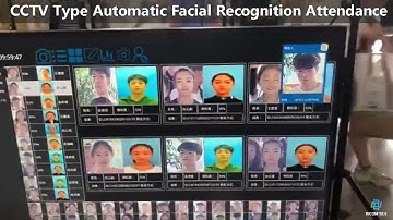 Smart School CCTV Type Automatic Facial Recognition Attendance Camera System with Software Platform