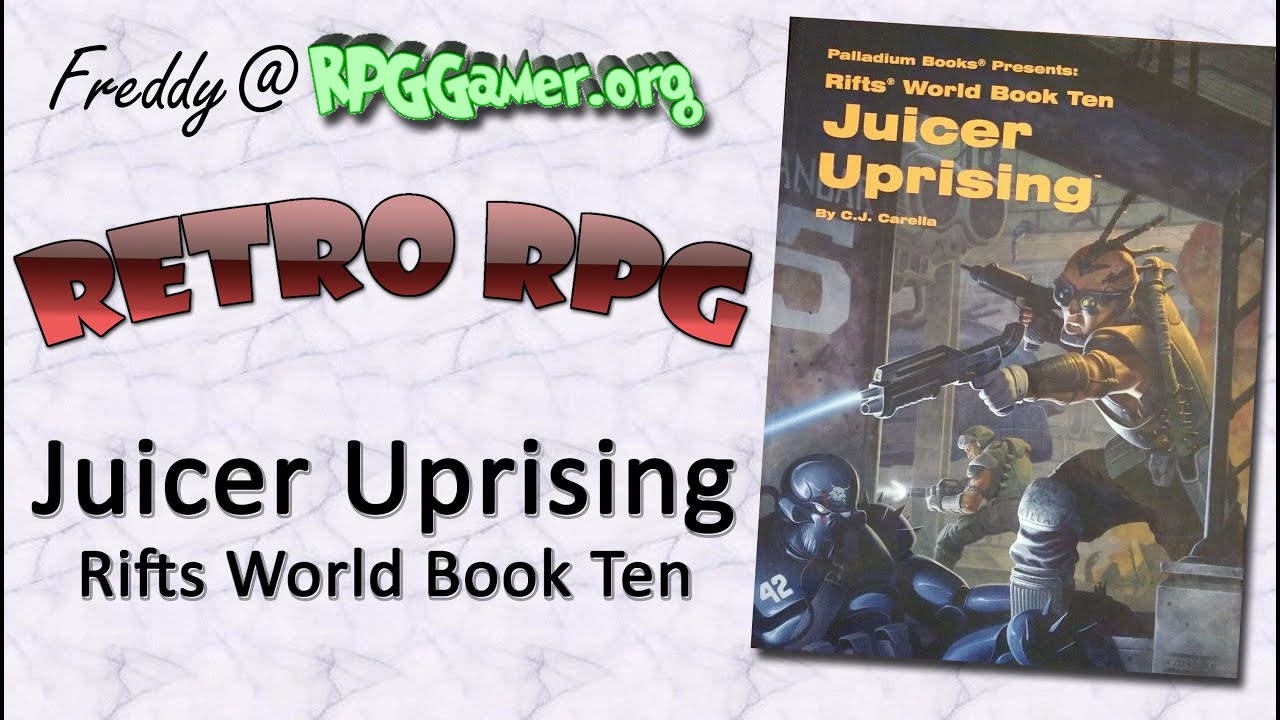 Retro RPG Juicer Uprising Rifts Worldbook 10 YouTube