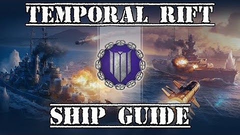 World of Warships: Temporal Rift Ships