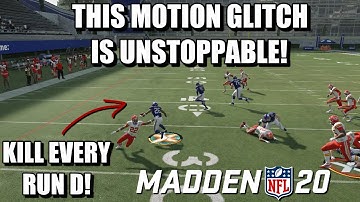 USE THIS MOTION GLITCH TO INSTANTLY IMPROVE YOUR MADDEN 20 RUN OFFENSE! EASILY KILL EVERY META RUN D