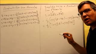 Product-To-Sum Formulas (3 Examples): Ex 2