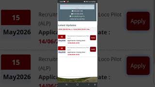 Railway #ALP# Vacancy 11127  Assistant Loco Pilot New recruitment 2026