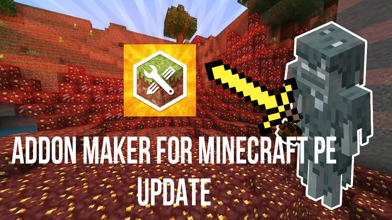Minecraft Addon Maker For Minecraft Pe Update Add Equipment Item For Mobs Youtube