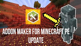 Minecraft Addon Maker For Minecraft Pe Update Add Equipment Item For Mobs Youtube