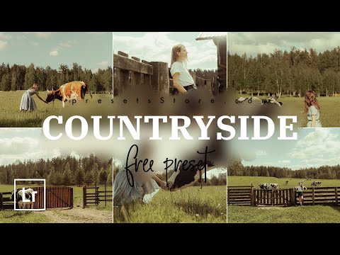 Countryside — Бесплатный Пресет Лайтрум | DNG | Солнечный Деревенский Пресет
