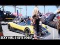 Cute Dogs, Hypercars &amp; Helicopters On the Beach! Only in California...Cops N Copters 2019