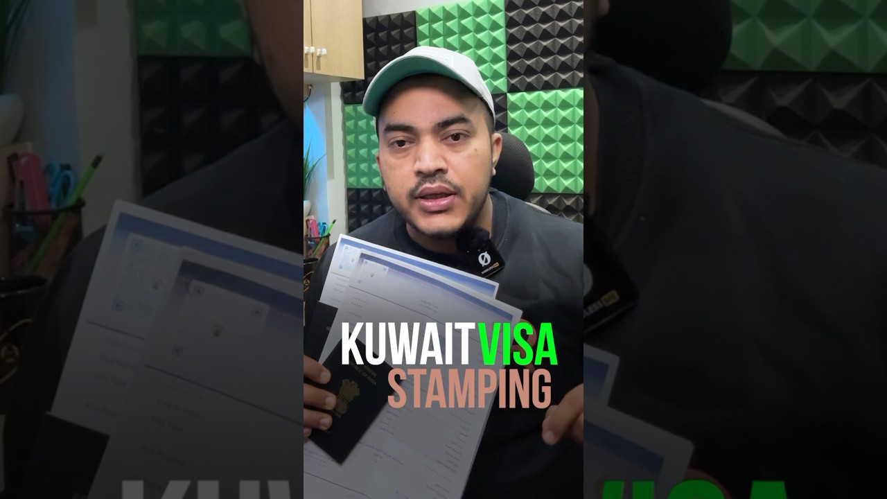 Kuwait 🇰🇼 Visa stamping, fast and genuine.. 😎 