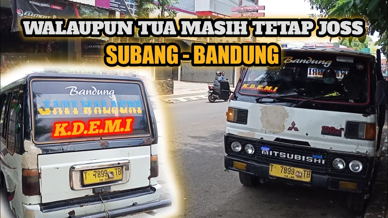Mobil Jadul Tetap Joss Elf Canter 1990 - Masih Kuat Menanjak di Tanjakan Emen Subang