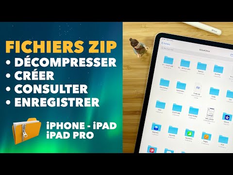 Ouvrir, enregistrer et créer un fichier ZIP sur iPhone, iPad Pro, iPad