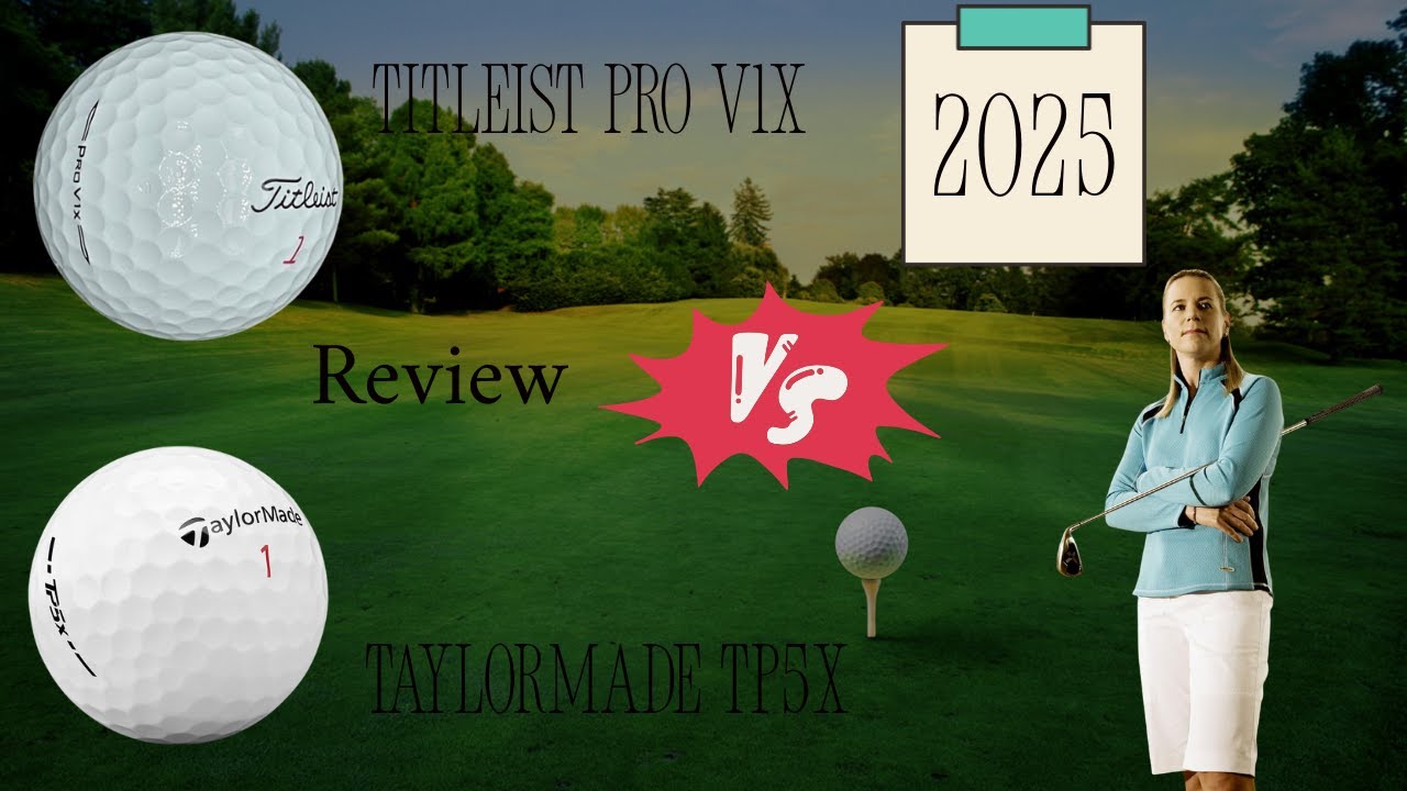 Titleist Pro V1x vs TaylorMade TP5x Distance Test Review and