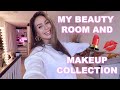 MY BEAUTY ROOM TRANSFORMATION + MAKEUP TOUR. SPEND THE WEEK WITH ME 7 MONTHS PREGNANT! EP 13