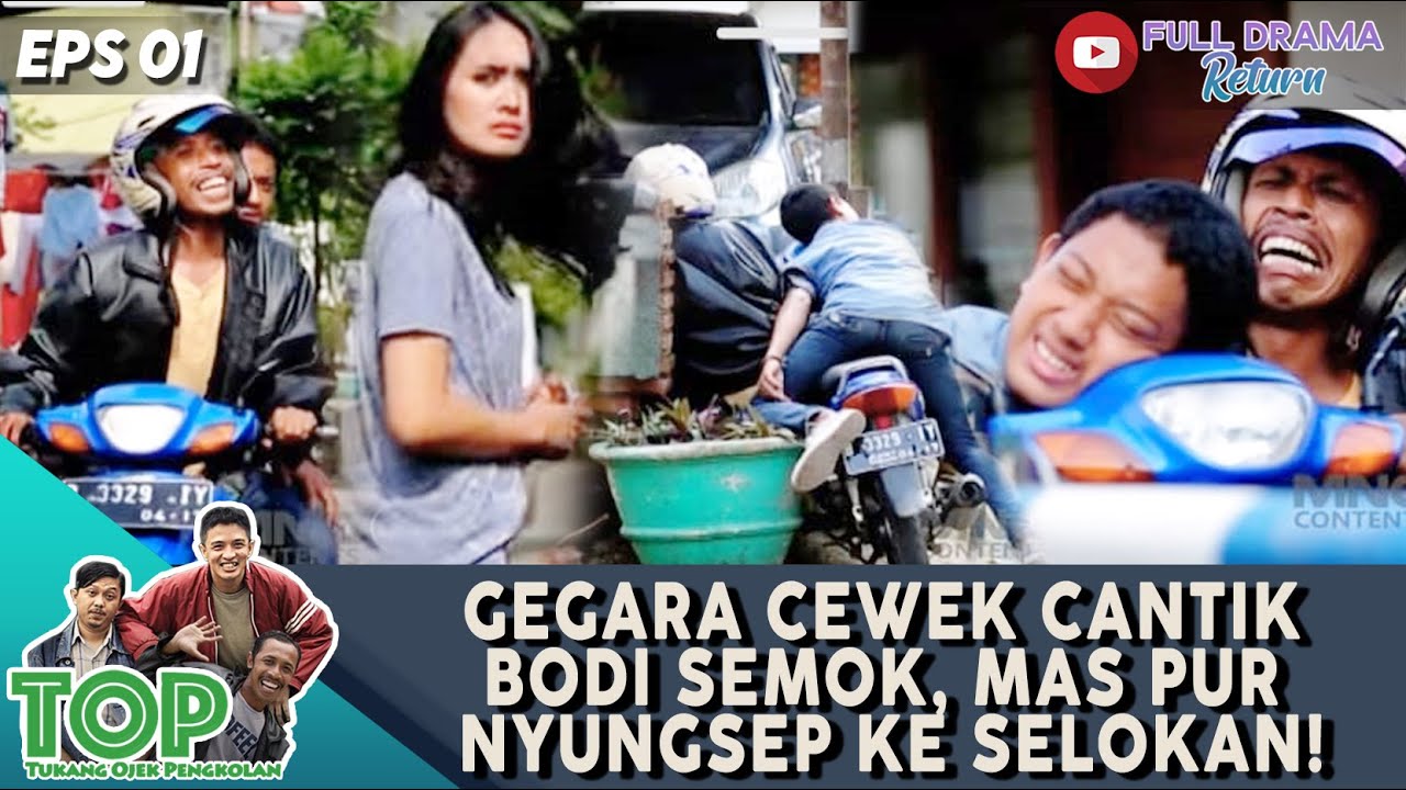 GUBRRRAAKKK!! GEGARA CEWEK CANTIK BODI SEMOK, MAS PUR NYUNGSEP KE SELOKAN! - TUKANG OJEK PENGKOLAN