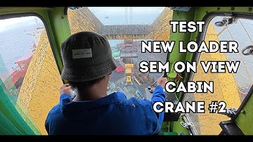 Coal loading and unloading !!! TEST NEW LOADER part 2 #crane #buldozer  #shipcrane