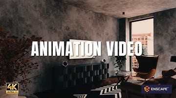 Enscape 3.0 Interior Cinematic 4K Walkthrough #1