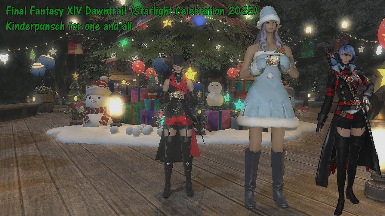 Final Fantasy XIV Dawntrail (Starlight Celebration 2025) Kinderpunsch for one and all