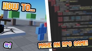 *EASY* How to make an RPG Game! #1