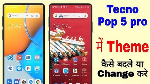 Tecno Pop 5 pro me theme change Kaise kare ya kaise badle।how to change theme in tecno pop 5 pro