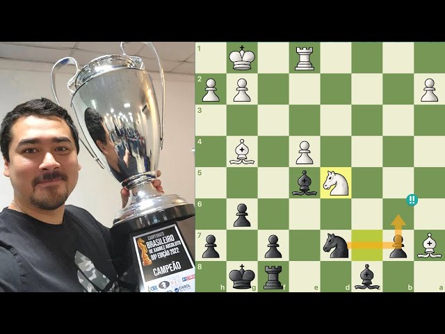 Aprenda com os campeões! Partida entre o GM Alexandr Fier vs MI