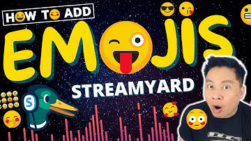 How To Add EMOJIS To Your Streamyard Banners / #Shorts