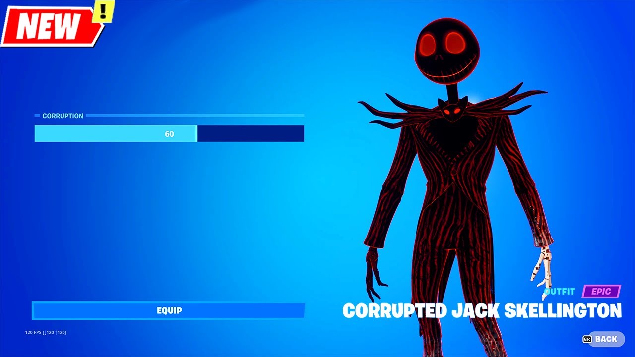 JACK SKELLINGTON Fortnite, but Corrupted Style #fortnitemares - YouTube