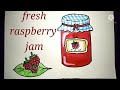 How to draw a jar of jam  easy drawing for kids