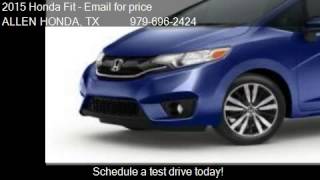 2015 Honda Fit EX CVT for sale in College Station, TX 77840