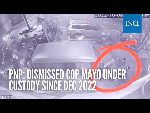 PNP: Dismissed cop Mayo under Metro Manila District Jail custody since Dec 2022 | #INQToday
